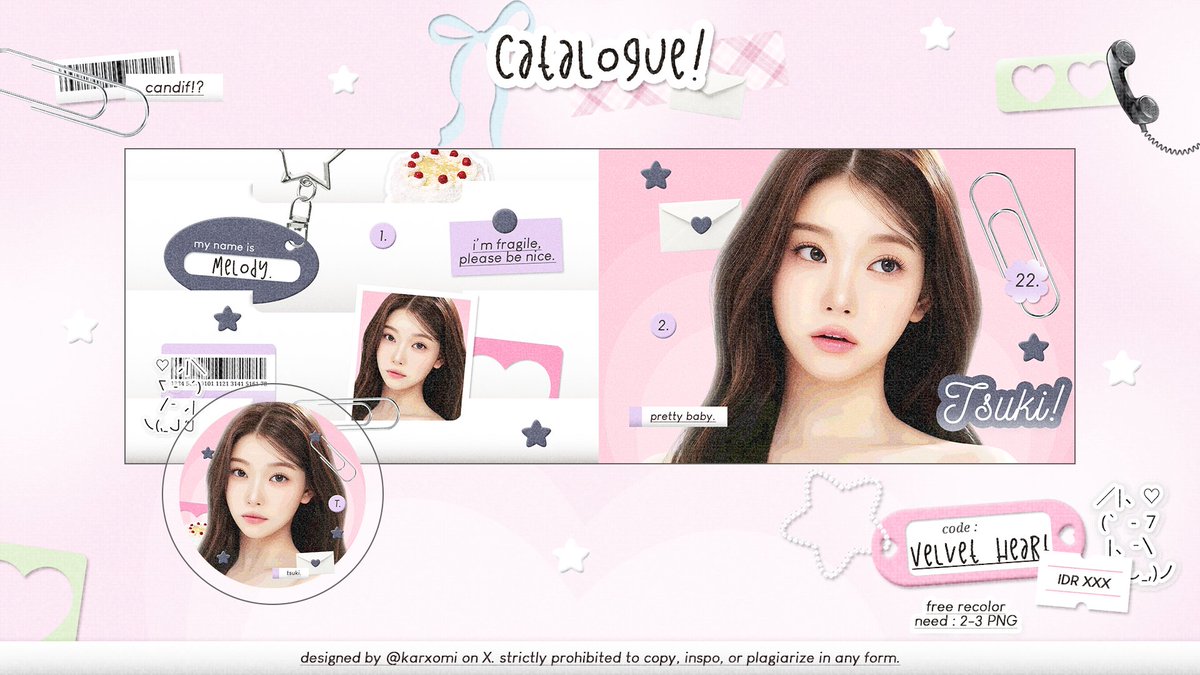 karxomi's tweet image. help repost by 🍏✨

haiii! ada template layout cantik yg bisa kamu jemput nih byyy! pricinya bisa cek alt ya dan bisa dp dulu.. tersedia dalam format ipv or psd ya. jangan lupa jajaaank xixixi makasihh ♡

#zonaba #zonauang