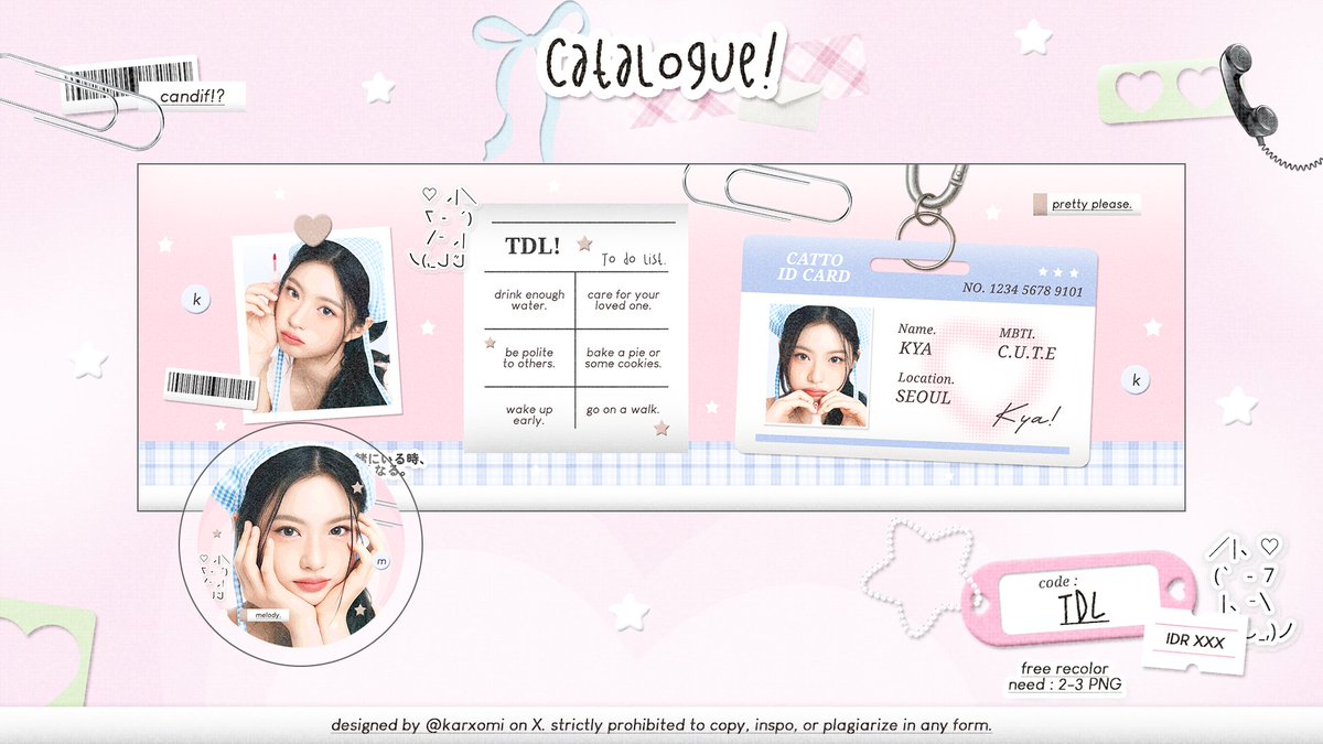 karxomi's tweet image. help repost by 🍏✨

haiii! ada template layout cantik yg bisa kamu jemput nih byyy! pricinya bisa cek alt ya dan bisa dp dulu.. tersedia dalam format ipv or psd ya. jangan lupa jajaaank xixixi makasihh ♡

#zonaba #zonauang