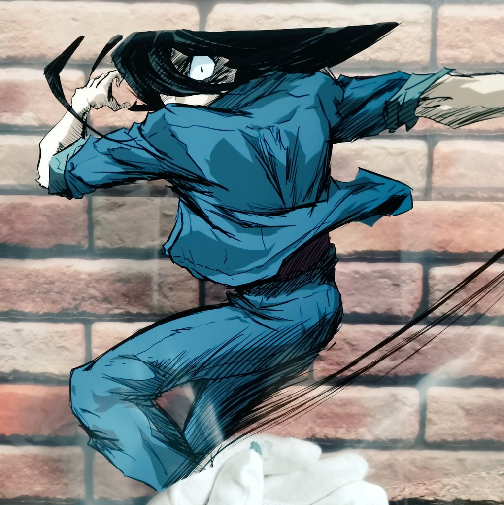 結構お気に入りのセル画 #セル画 #うしおととら 今日も仕事場は嵐だった…