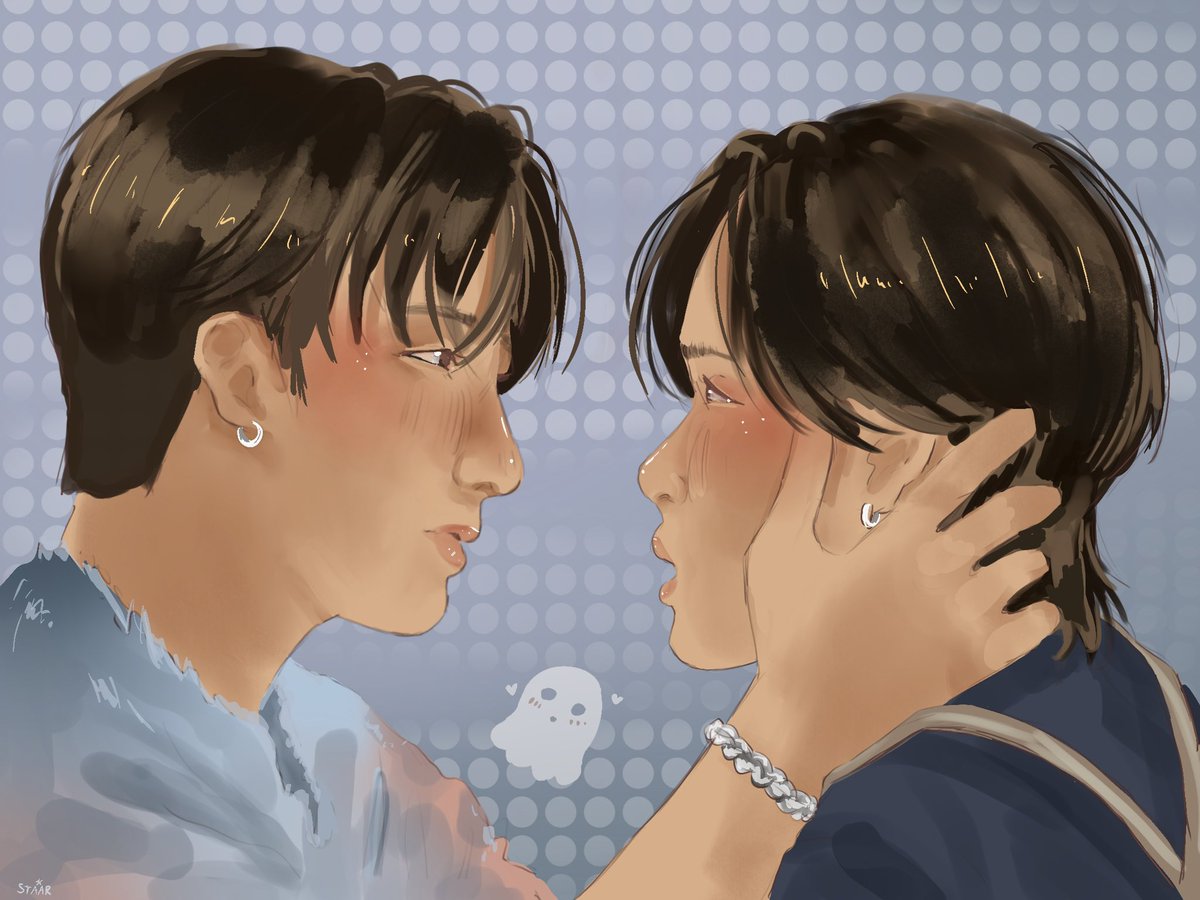 staary_eyes's tweet image. When we’re together, the ghosts seem to disappear ❤️‍🩹

#เพิร์ธแซนต้า #PerthSanta #GMMTV2026 #TheSpookyLoveTale