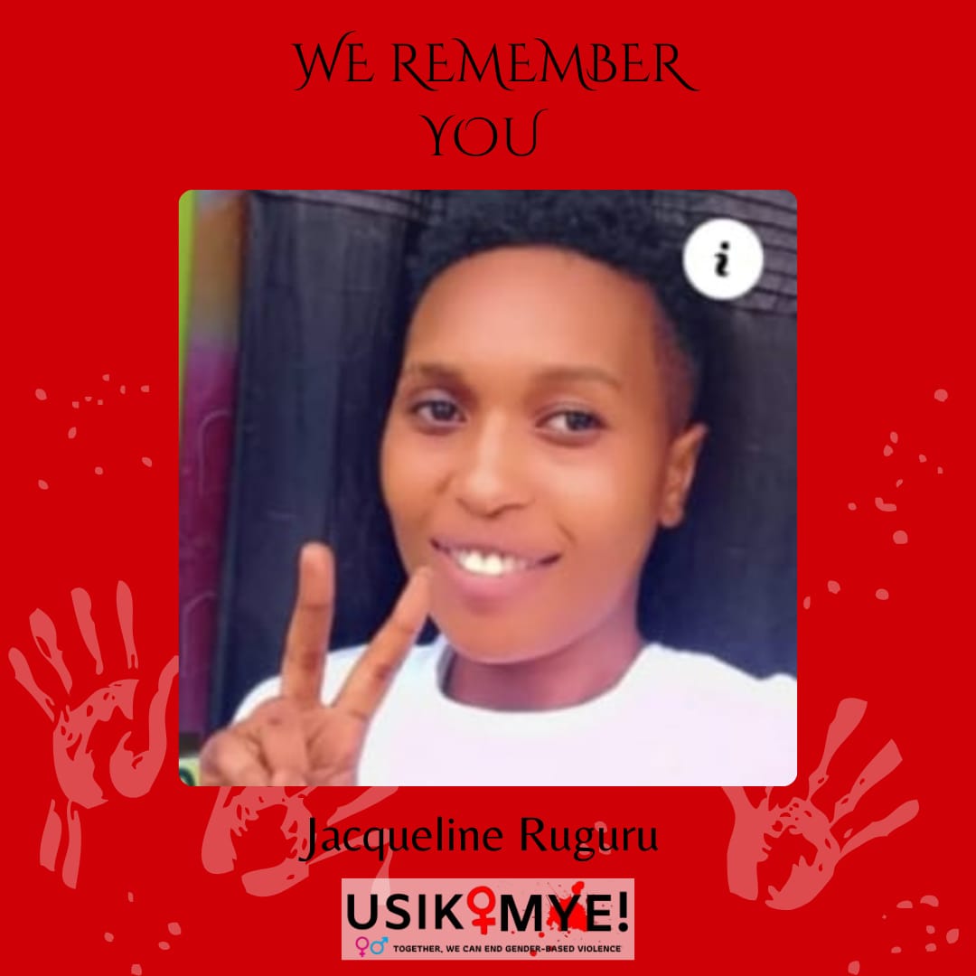 NjeriWaMigwi's tweet photo. This is Jackline Ruguru
She was 22years and a student at Embu College.

Jackline left home to buy lotion at their shopping centre, when she didn't return home her family tried her number and it was picked but no one spoke. Yesterday her body was found , she had been raped, mutilated - her arm missing and her face doused in acid and murdered. Her body was dumped in a coffee farm in Gichugu, Kirinyaga 

In 2017, Jane Wanjiru 45years a headteacher of Githure Primary was raped and hacked to death in her bathroom.

Neither of their killers have been found

This is Femicide

Jackline Ruguru 🥀🥀🥀 we remember you
Jane Wanjiru 🥀🥀🥀 We speak your name

Femicide happens when Gender Based Violence is left unchecked. When we report and perpetrators are left to go Scott Free. When GBV is normalized and seen to be of no consequences and society is okay with it. It's about women being murdered by the very people who are supposed to love and protect them.

In this 16Days of Activism, we remember that Femicide is a crisis in Kenya.  We ask the government to open a Data register on these cases.

#Usikimye
#EndFemicide