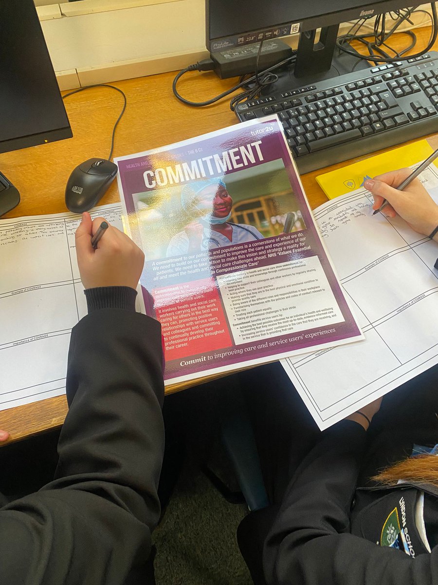 LyndonSchool's tweet photo. Year 10 Health & Social Care learners have been exploring care values through a carousel of activities, building skills for coursework and future careers in the sector! #HealthAndSocialCare #CareValues #FutureCareers #lyndonlearnerjourney @Summit_LT https://t.co/E0jP3EmKkQ