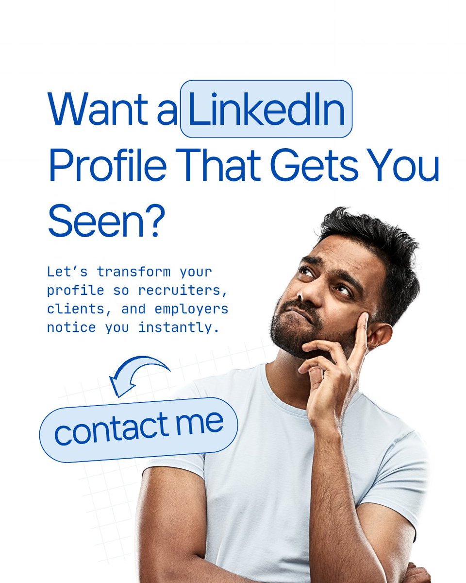 OyohAlexandra's tweet image. You&apos;re qualified and capable, you&apos;re just not visible.

If your LinkedIn profile isn&apos;t telling your story well, opportunities will pass you by.

Message me to transform your profile.

#LinkedInprofile
#LinkedinOptimization 
#TrendingNow