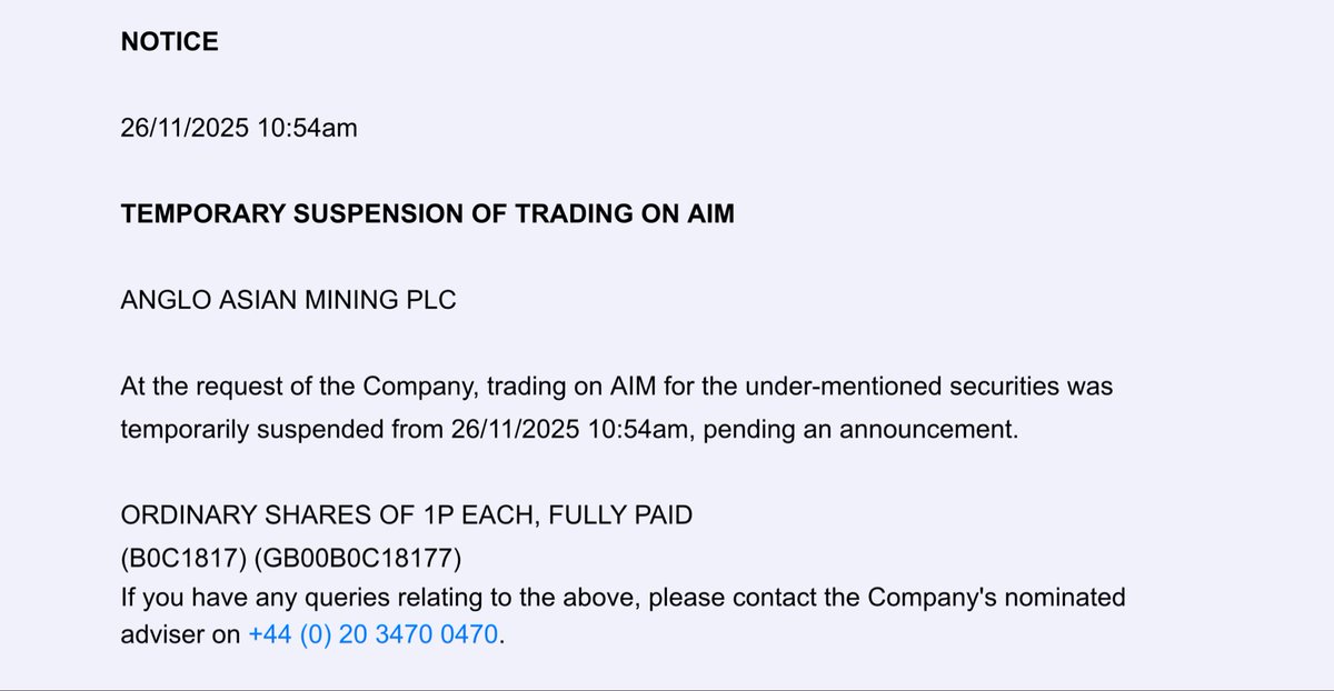 rhomboid1MF's tweet image. #AAZ anyone aware of the story here? shares suspended pending an announcement…investegate.co.uk/announcement/r…