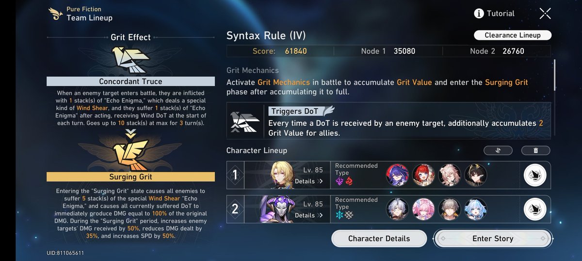 To be fair, Acheron, Jiaoqiu, and DHPT have their signature LC, and Tribbie has her E1. Phainon has his LC, RMC has the story-given LC, Cerydra has the event LC, and Cyrene has SU LC.