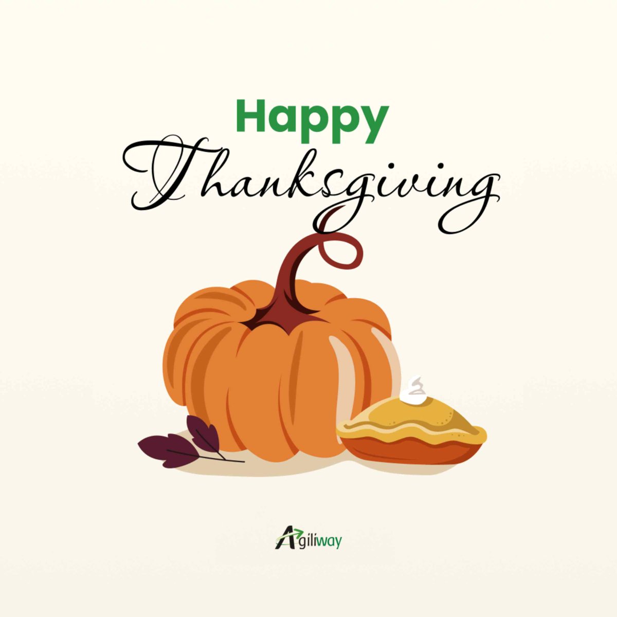 Happy Thanksgiving - wishing you a peaceful and happy holiday.
At Agiliway, we’re grateful for another year of impactful collaborations and shared success. Together, we turn great ideas into real solutions, and that’s something worth celebrating.