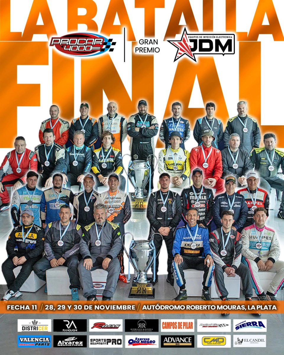 Ya es #SemanaDeCarrera para el <a href="/Procar_4000/">Procar4000</a> 🏁

👉 Este fin de semana se definen los campeones 2025 en el Autódromo de La Plata
