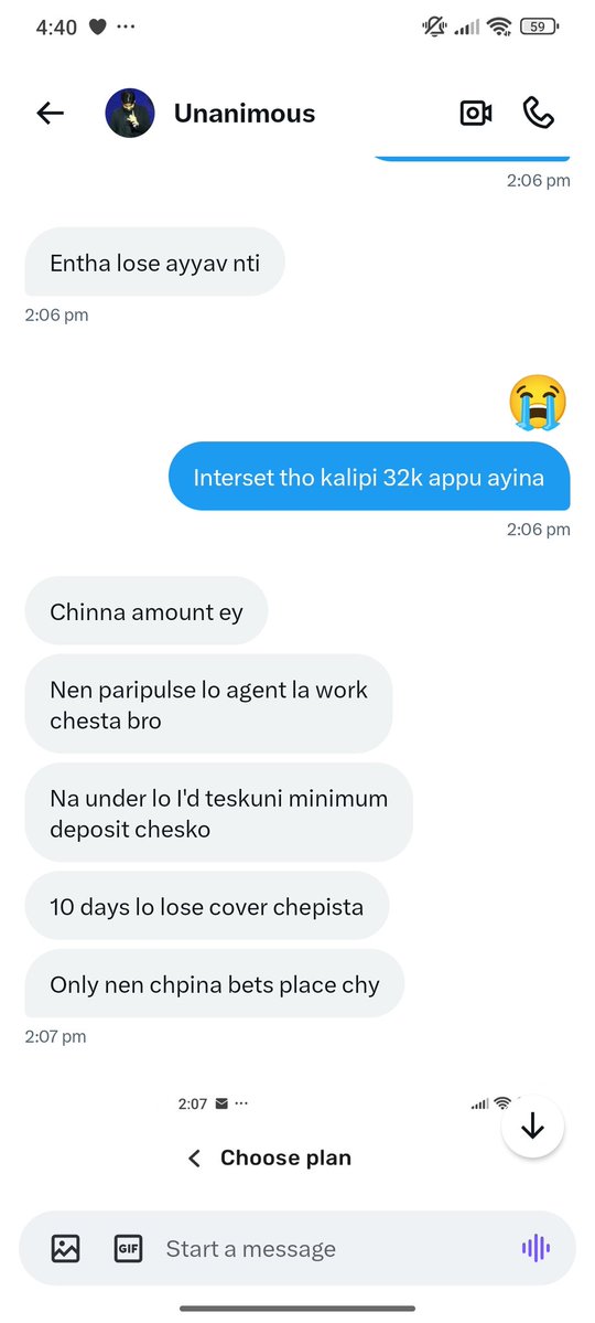 mbsreenu_7's tweet image. Ela mosam cheyyali anipinchindhi raa naa situation telisi kuda @Unanimous_0 8074969680