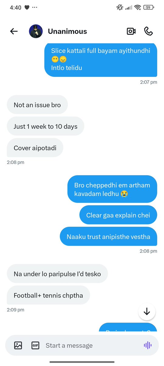 mbsreenu_7's tweet image. Ela mosam cheyyali anipinchindhi raa naa situation telisi kuda @Unanimous_0 8074969680