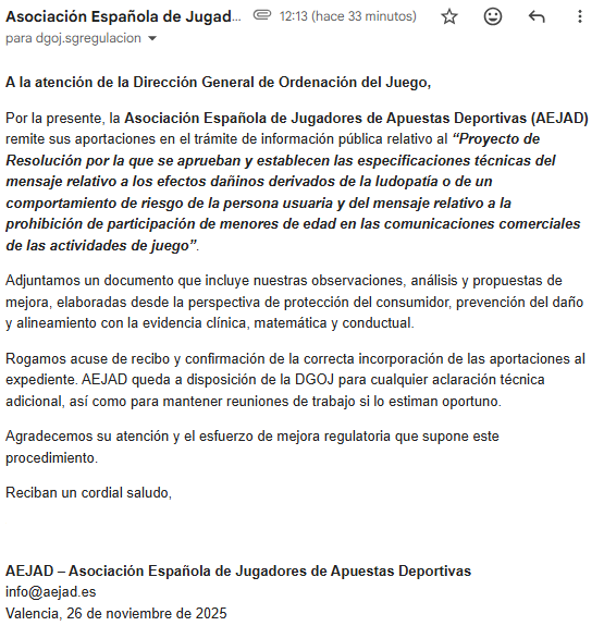 Asoc. Española de Jugadores de Apuestas Deportivas tweet media