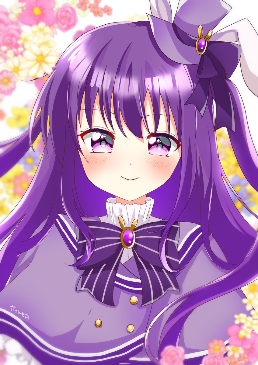 リゼちゃん描きました!💜🐇💜 