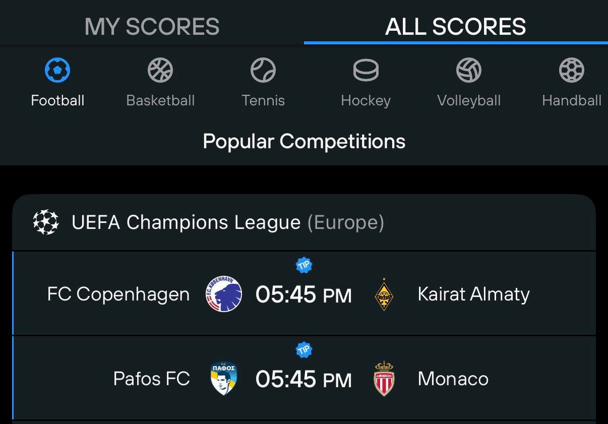 365ScoresTips's tweet photo. 🇪🇺 UEFA Champions League🏆

An Early start at tomorrow's Matches!

We have a double in the 1st two matches!  

👉🌎 https://t.co/EKyCppUWK6

👉🇧🇷 https://t.co/sadJkyqtOn

👉🇨🇴 https://t.co/LeMn4rcwkM https://t.co/TOzrJQopYL