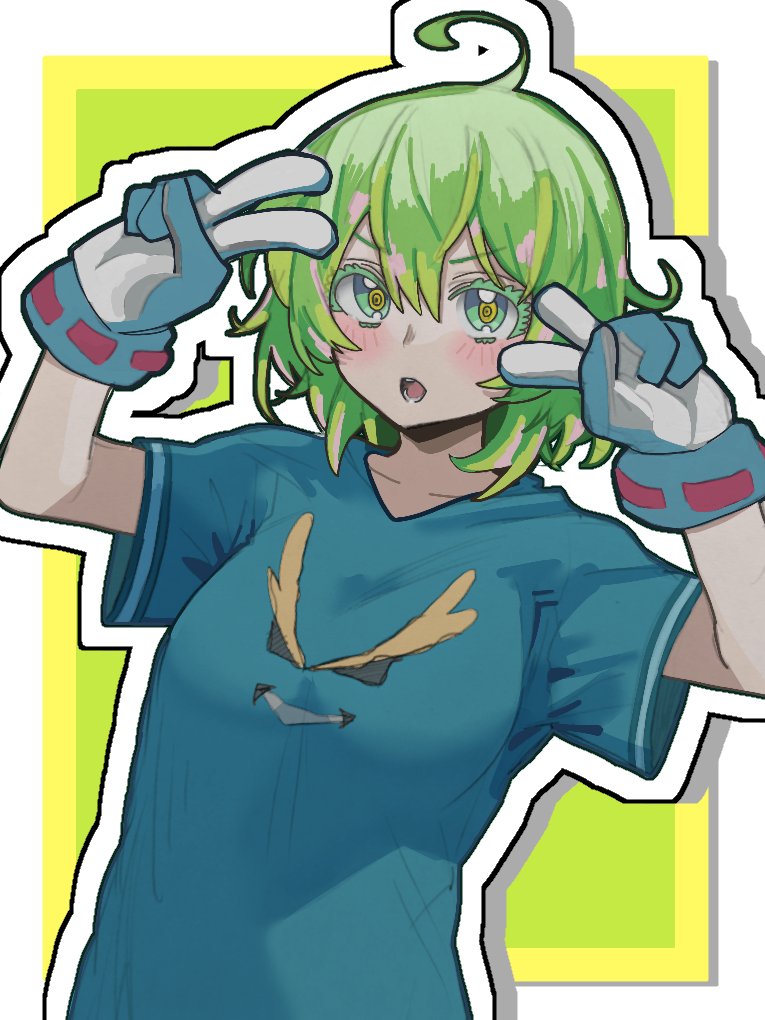 ヘアカット×ヘアセットした葉隠さん #ヒロアカ #葉隠透 #二次創作