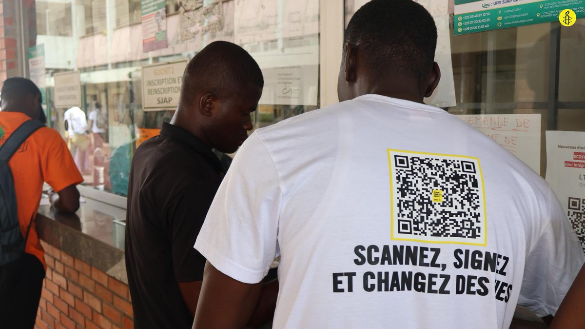 🟡 𝗟𝗔𝗡𝗖𝗘𝗠𝗘𝗡𝗧 𝗗𝗘 𝗟𝗔 𝗖𝗔𝗠𝗣𝗔𝗚𝗡𝗘 : 𝗘𝗖𝗥𝗜𝗥𝗘 𝗣𝗢𝗨𝗥 𝗟𝗘𝗦 𝗗𝗥𝗢𝗜𝗧𝗦 𝟮𝟬𝟮𝟱 

Comme annoncé, l’activité de lancement de la campagne Écrire pour les droits s’est tenue le mardi 25 novembre 2025 à l’Université Félix Houphouët-Boigny de Cocody, à la Faculté