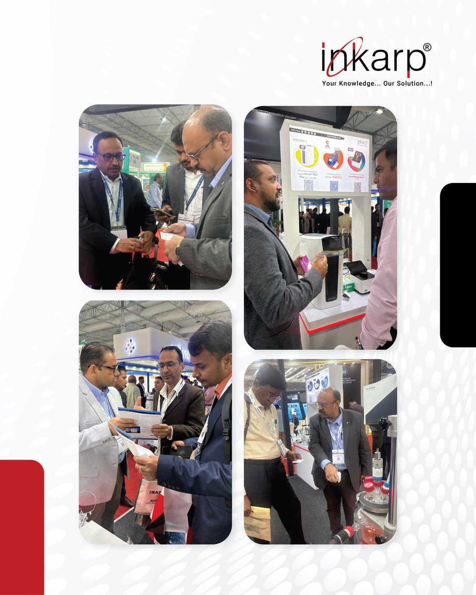 inkarpindia's tweet image. 🌟 Day 2 at CPHI-PMEC 2025! 🌟

We’re live at Stall RH.D61 &amp;amp; RH C62 bringing pharma, biotech &amp;amp; lab innovations to life. 🔬

Join us for live demos, expert talks &amp;amp; cutting-edge instrumentation for scientific research labs.

#InkarpInstruments #CPHIIndia2025 #Biotech #PharmaRAndD