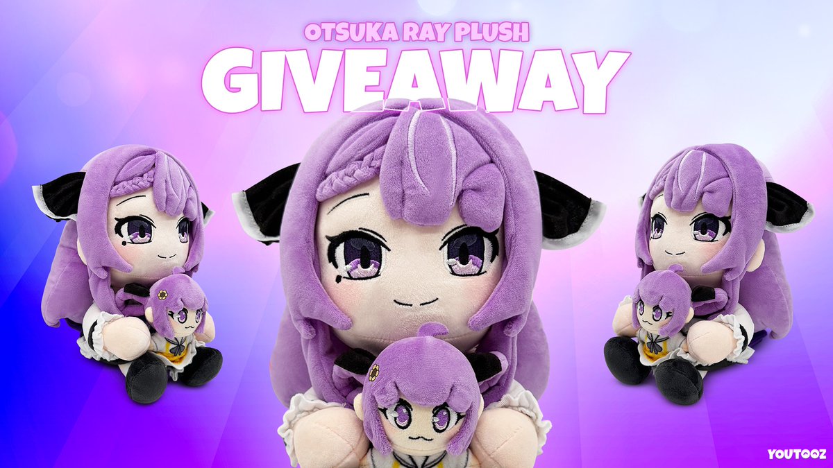 ✨🎁NEW PLUSH GIVEWAY🎁✨

Isn't this Otsuka Ray plushie cute? 

Retweet + follow <a href="/youtooz/">youtooz</a> for a chance to win one dropping on November 30!
(3 winners👑)