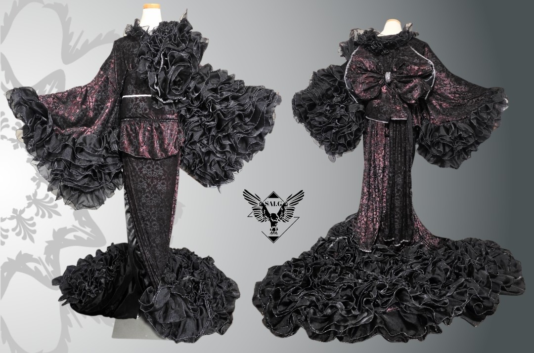 大衆演劇　立役　衣装 凰翔座 三ツ矢春馬様💜 新作立ドレス💜 ・ ・ ・ #大衆演劇 #大衆演劇