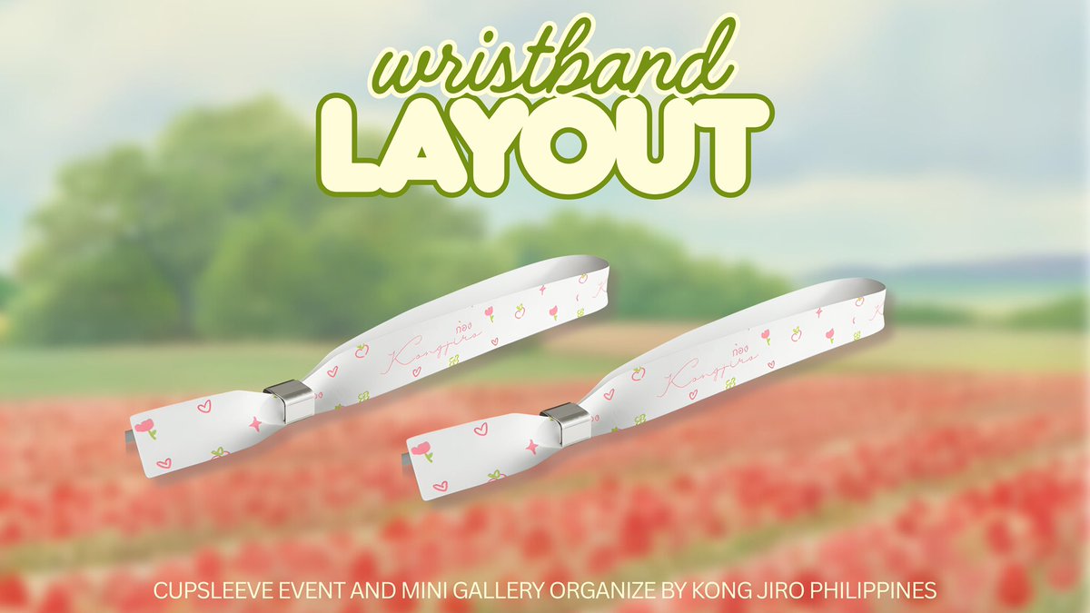 KongjiroPH's tweet image. Slip on your wristband and witness the berry-mazing magic! 🍓✨

Let this little accessory be the first wrap of the fun waiting for you ~ a cute companion ready to join you as you enjoy the program, the gallery, the freebies and the whole celebration made for our Kong Jiro. 🩷