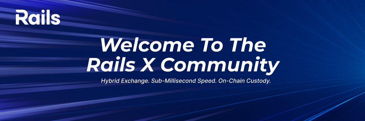 rails_xyz's tweet image. Rails X Community is LIVE. Get access to:

• Market insight from traders across the platform
• First access to campaigns, rewards, and trading seasons
• A space built for traders who want speed, custody, and an edge

This is where your alpha starts.
→ x.com/i/communities/…