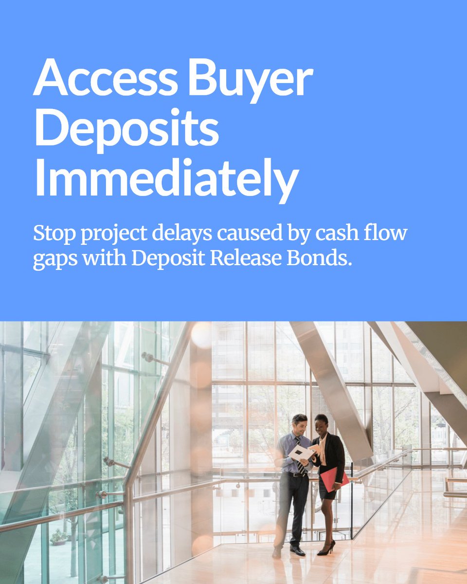 Access your funds early with Deposit Release Bonds. Gain immediate access to buyer deposits to keep projects on schedule. Avoid delays from cash flow gaps—our low-cost, flexible solution adapts to your project. Secure your cash flow.

investinbridging.co.uk/drb