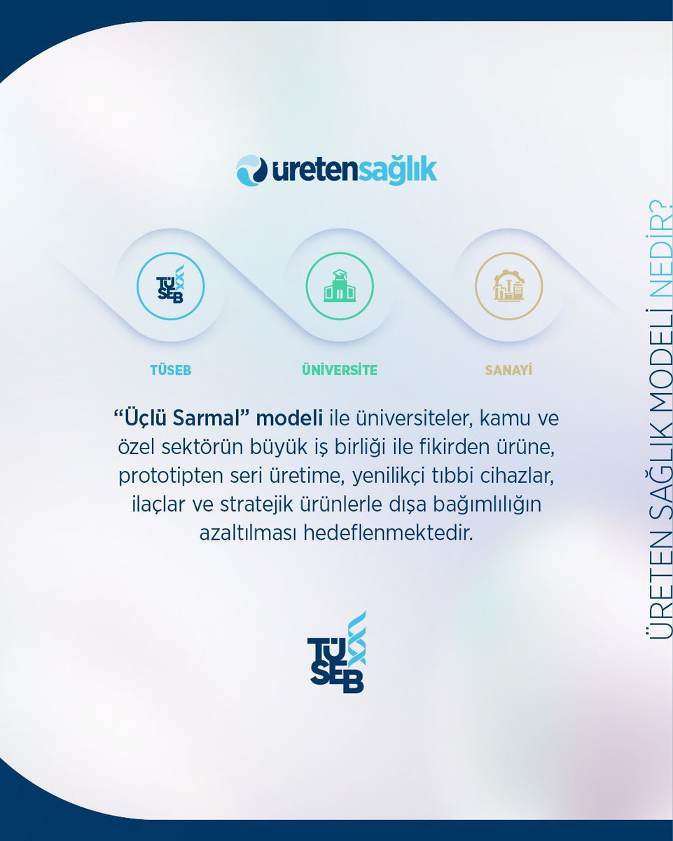 Bugün hep birlikte, bir kez daha “Üreten Sağlık” diyoruz.

#TÜSEBÖdülleri #ÜretenSağlık