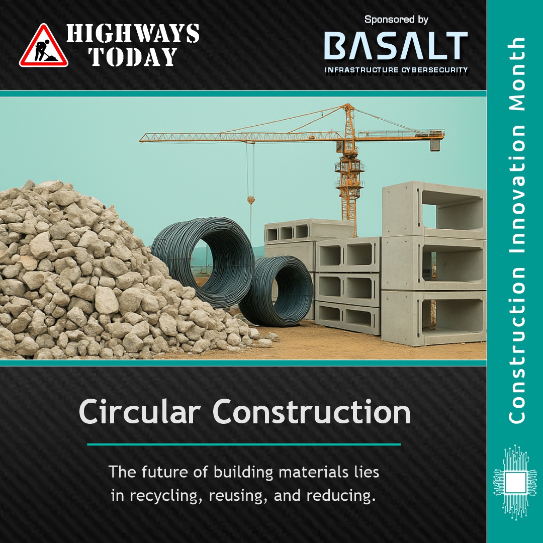 HighwaysToday's tweet image. ♻️ Circular Construction

🚀 It’s Construction Innovation Month at Highways Today: highways.today/editorial-road…

♻️ The future of construction is circular. Instead of a linear “build and discard” approach, designers are creating materials and structures for reuse, recycling, and…