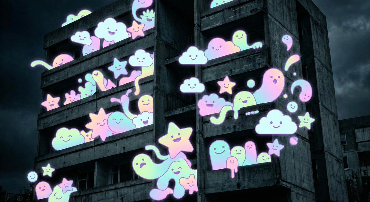 ysnverse's tweet image. My therapist said I need more positivity in my life. So I&apos;m drowning my existential dread in a sea of aggressively cute vectors. 🎨 #DesignLife #SendHelp