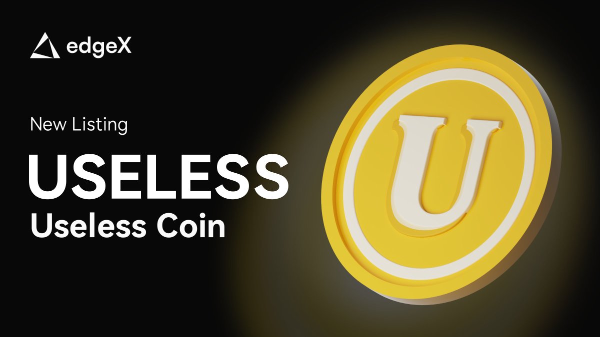 edgeX 公告 $USELESS 上架
