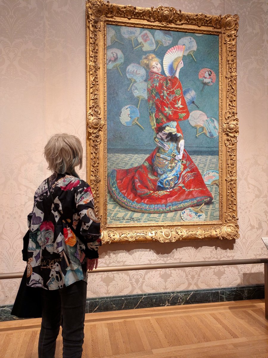 ラ・ジャポネーズ』 クロード・モネ（1876） ボストン美術館（Museum