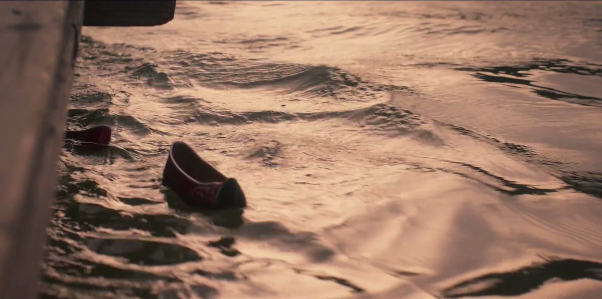 there are no holes in his shoes, but a big hole in his world