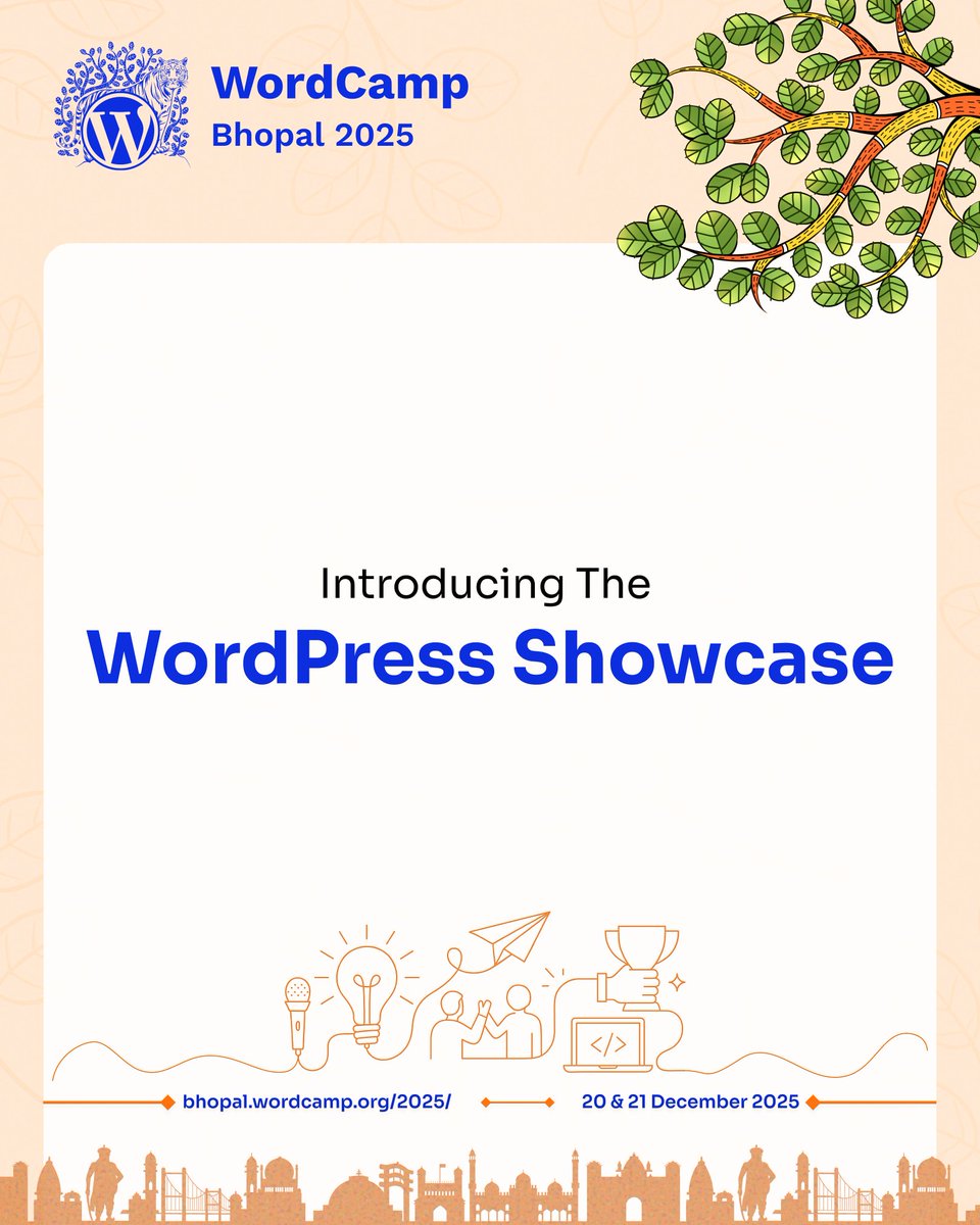 wcbhopal's tweet image. Introducing the WordPress Showcase

From concept to commit, bring your WP build to the spotlight—pitch it, unpack the stack, inspire the room!
