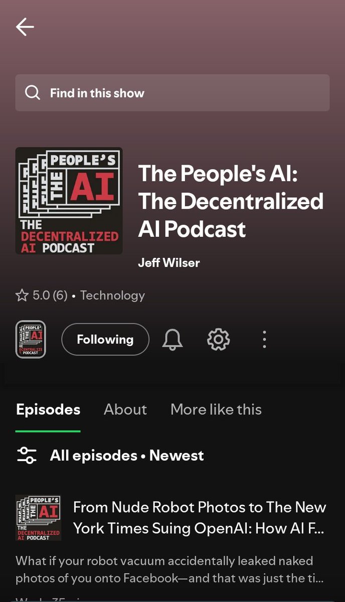 0xZhaco's tweet image. Finally found a solid pod for all things decentralized AI 🤖
The People&apos;s AI goes super deep into data markets, agents, and all the DePIN stuff.
Big shoutout to @vana and @The_Peoples_AI for putting this together.
Definitely worth a listen.
#datarevolution