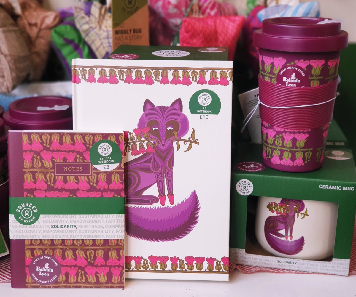 OxfamHarpenden's tweet image. Discover the timeless charm of #BelindaLyon’s iconic fox design with our exclusive #homeware collection! Inspired by the illustrator’s 1970s creations for Oxfam, the range is now available in-store at #Oxfam #Harpenden...Did someone say perfect Christmas presents? #SourcedByOxfam