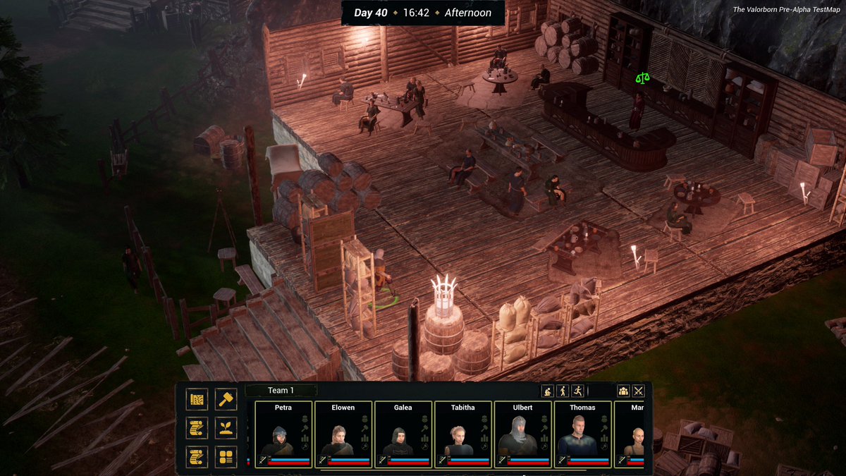 valorborngame's tweet image. I think I might have recruited TOO MANY Npcs...
- should there be a limit to group numbers?
- do you want the NPCs to have their own backstory?

In other words, what is important to you when recruiting someone?
#rpg #sandbox #openworld #valorborn #indiegame