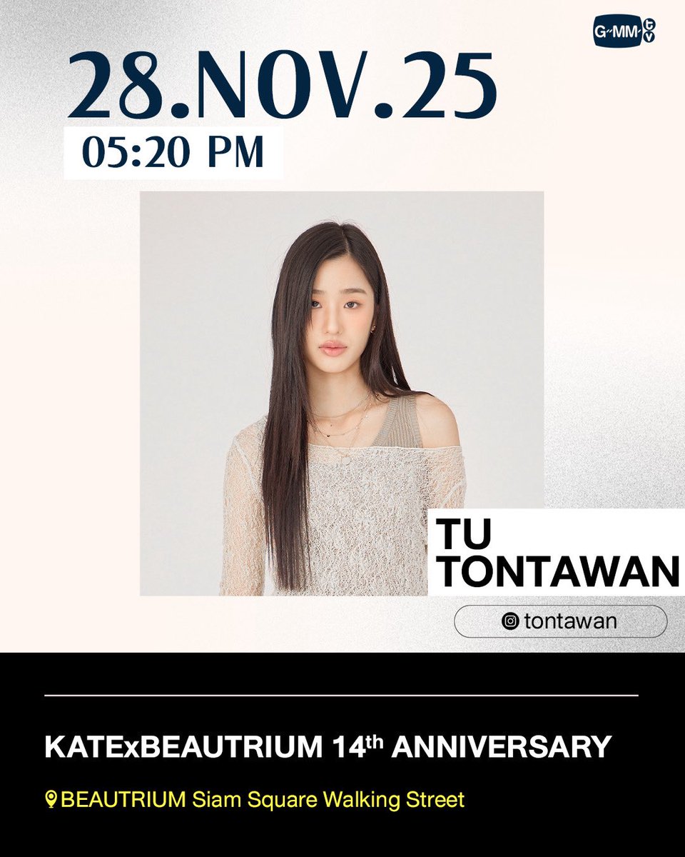 GMMTV's tweet image. [Update] Artist Programs &amp;amp; Events

#GMMTV