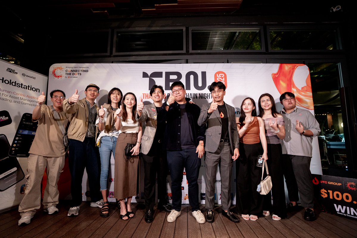 MR_B_DTC's tweet image. Our flagship event, Thailand Blockchain Night’25 was the perfect way to finalize our web3 events tour for 2025.

People ask why we host so many events across the world, and fact is these events aren’t profitable. 

Simple….it’s always been about Connecting The Dots.

Community &amp;gt;…