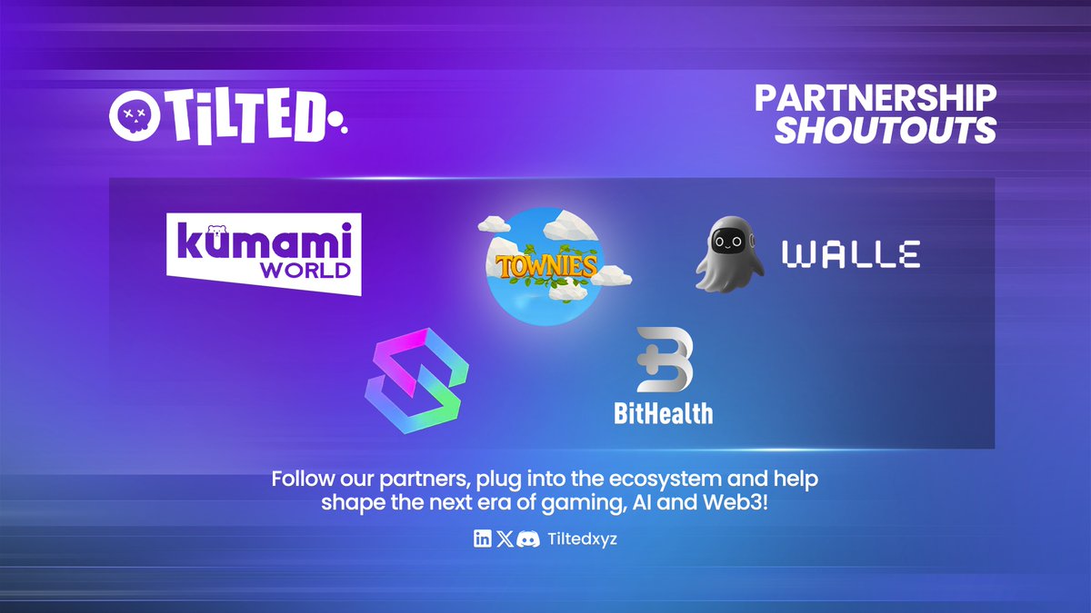 tiltedxyz's tweet image. 🌐 Building the Tilted universe with our frens:

@Seekprotocol – AR quests that turn cities into AI training grounds

@Townies_ – onchain 3D worlds powered by player data

@walle_xyz – AI wallets that act on gaming intel

@kumamiworld – education-first Web3 onboarding…