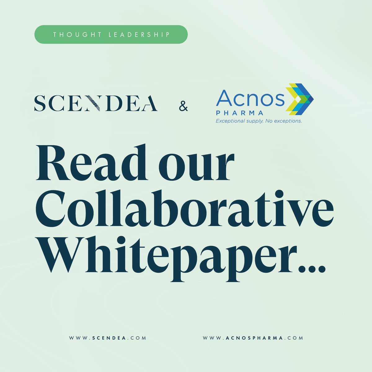 scendea's tweet image. Read and download our latest Whitepaper, &quot;Reference Product Sourcing and Regulatory Planning for Biotech Products&quot;, written in collaboration with Acnos Pharma - scendea.com/articles/refer…
-
Read and download the paper, today: 
-
#whitepaper #drugdevelopment