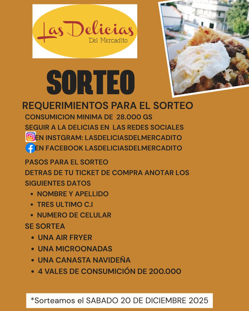 Se viene nuestro Sorteo