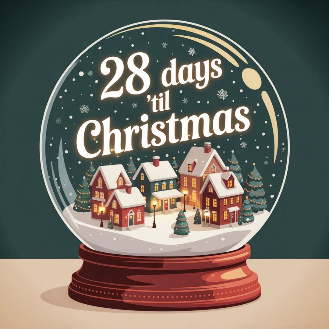 AbsoluteXmas's tweet photo. 28 days until Christmas β living in a little snow globe dream. βοΈπ #ChristmasCountdown #SnowGlobeMagic #HolidayWonder https://t.co/qVL1bRhaLD