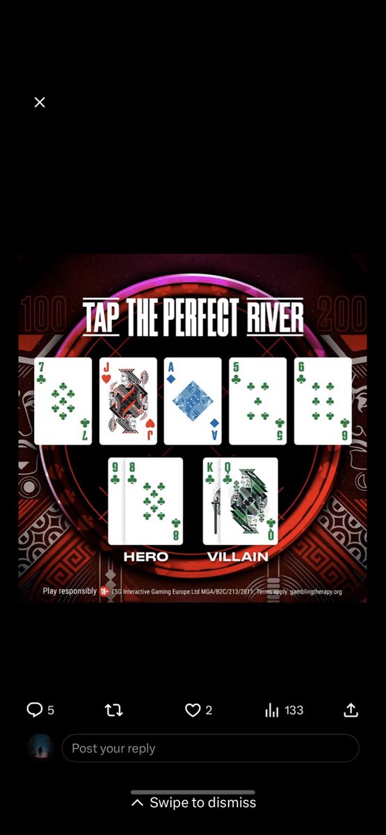 Mccrudds1's tweet photo. @PokerStars [frostyvegas] #BountyBuildersSeries https://t.co/jJEdglWYkJ