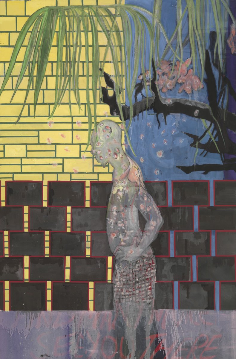 ピーター・ドイグ （Peter Doig、1959-） 『花の家（そこで会いま