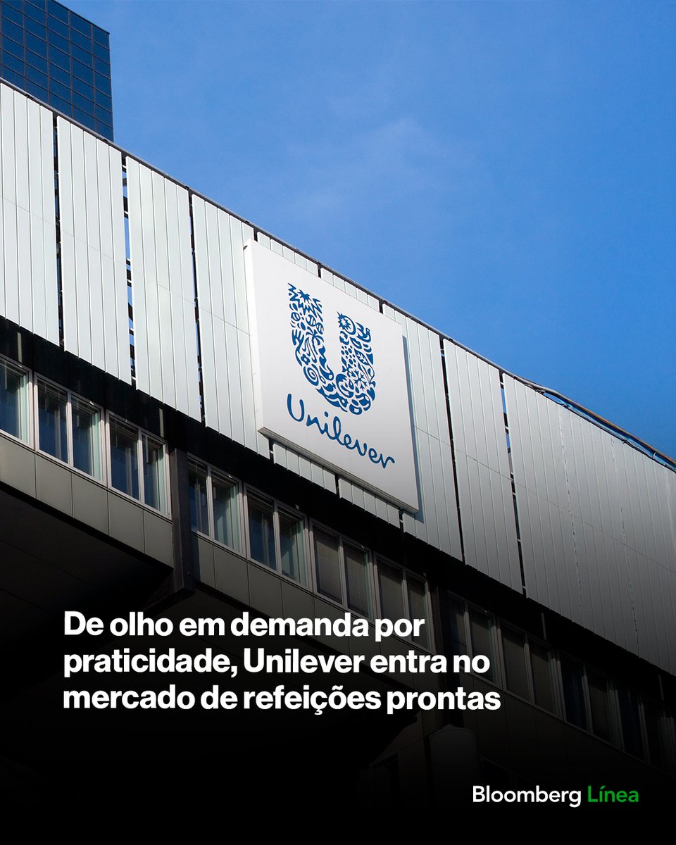 BloombergLineaB's tweet image. De olho em demanda por praticidade, Unilever entra no mercado de refeições prontas. Saiba mais: bit.ly/3Kh2ni0

#negócios #alimentação #refeição #brasil