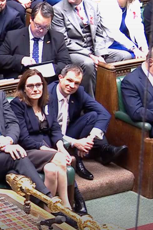 witter_dad's tweet image. These two, I wonder if they put their feet up on the furniture at home? #PMQs #PoliticsLive