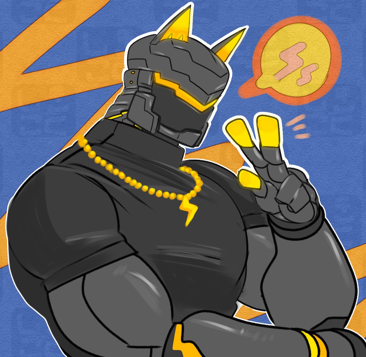 s30N0r's tweet image. ライジンくんの服
#OC