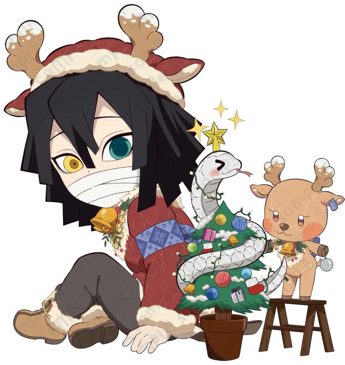 鬼滅の刃　クリスマス　スタンディPOP 伊黒小芭内 鬼滅の刃 クリスマス スタンディPOP 伊黒小芭内 鬼滅の刃