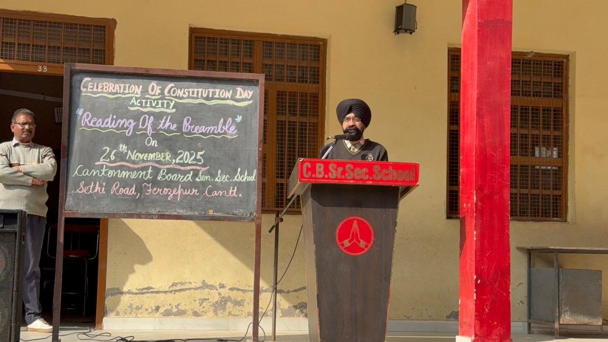 फिरोज़पुर छावनी परिषद | Ferozepur Cantonment Board tweet media