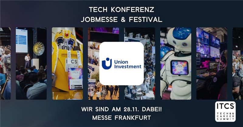 unioninvestment's tweet image. Am 28.11.2025 sind wir auf der #ITCS Messe in #Frankfurt – dem Treffpunkt für Innovation und Technologie im Finanzsektor. 
Wir freuen uns auf Ihren Besuch. 😀