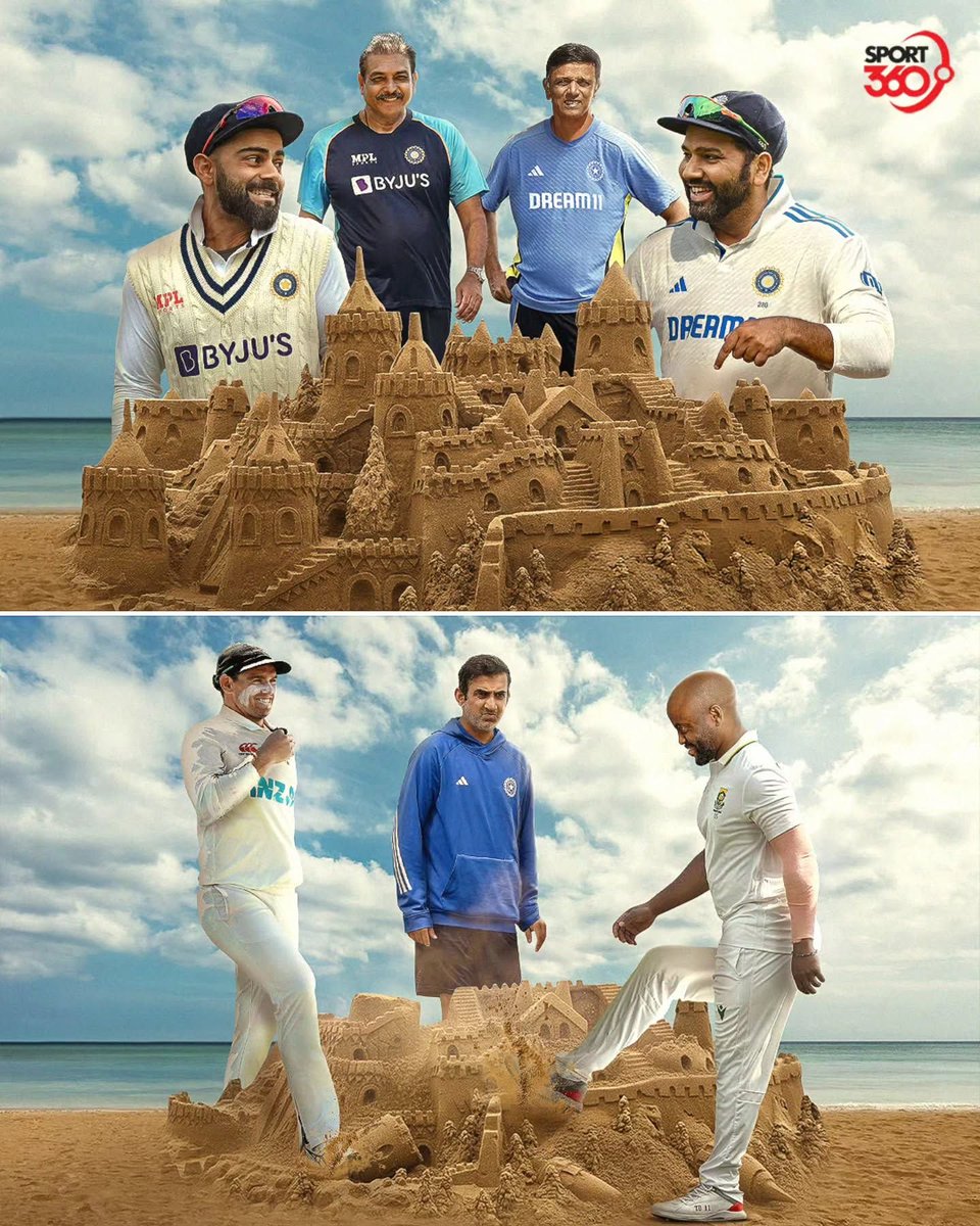 moinuddinsohail's tweet photo. #India are swept at home for the SECOND time under Gautam Gambhir's watch 📷📷📷
They had not lost a single home Test series #cricket  in the decade preceding his appointment 📷

@vikrantgupta73 https://t.co/Amd3neiSx5