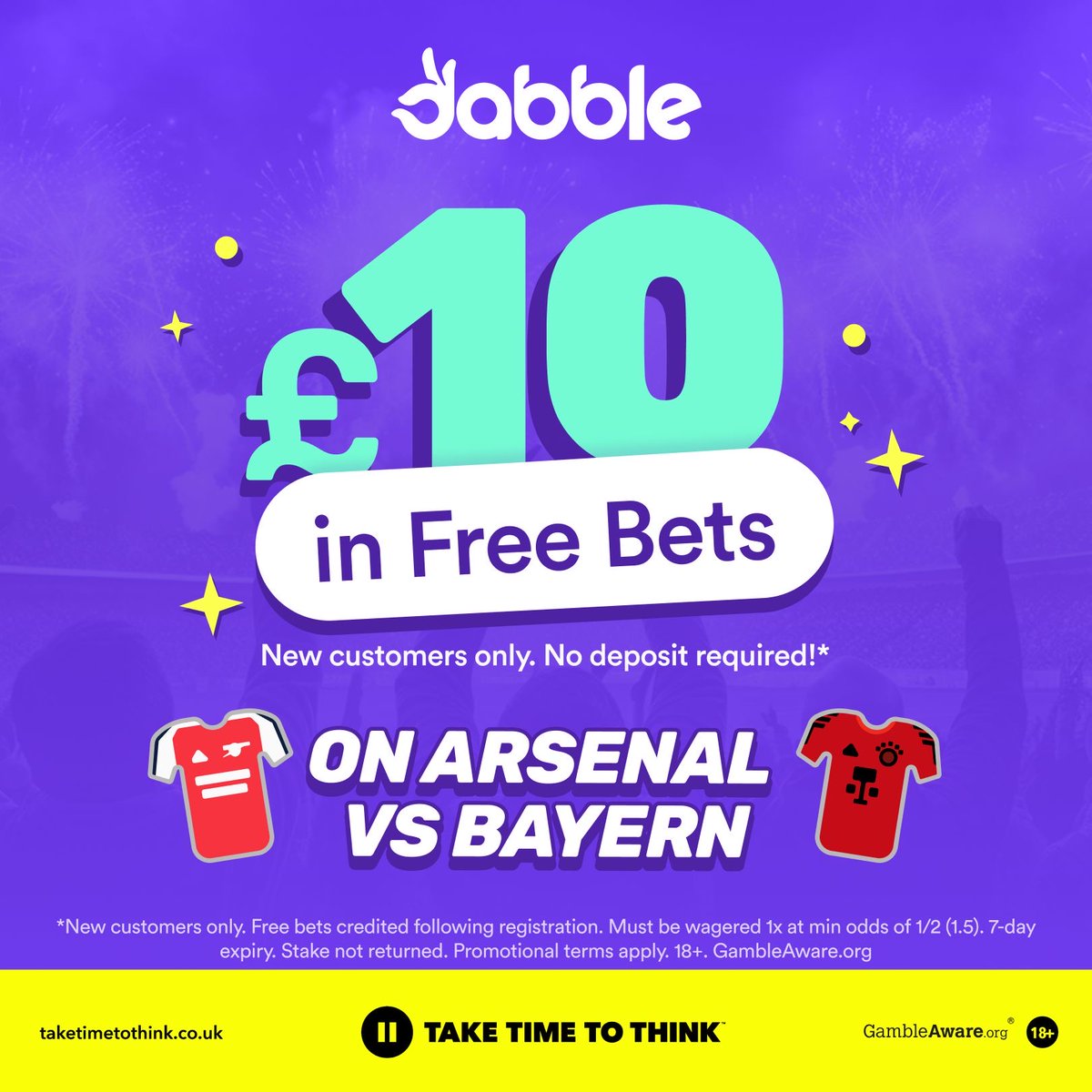GetYourTipsOut's tweet image. BRAND NEW! Double Money Acca for the racing today

Live on Dabble bit.ly/DabbleGYTO

Also get £10 free for Arsenal vs Bayern tonight

#ad 18+ New Customer Offer T&amp;amp;C’s Apply GambleAware.org Registration Required